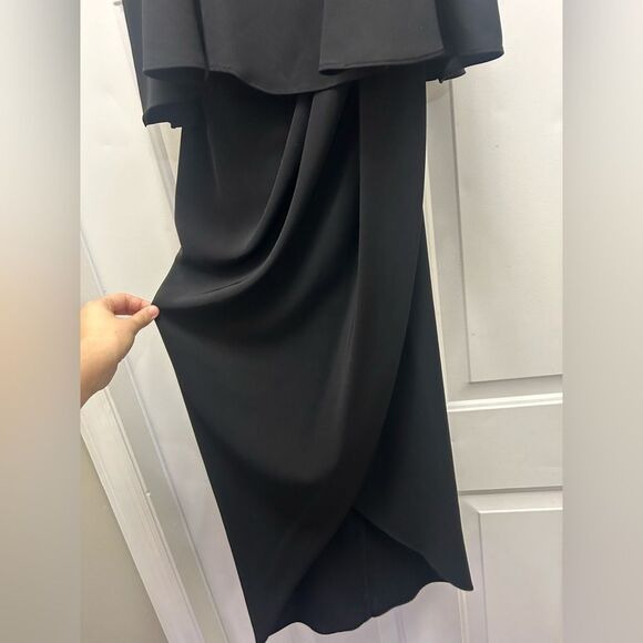 Shona Joy Strapless Frill Drape Maxi Dress - Picture 8 of 9